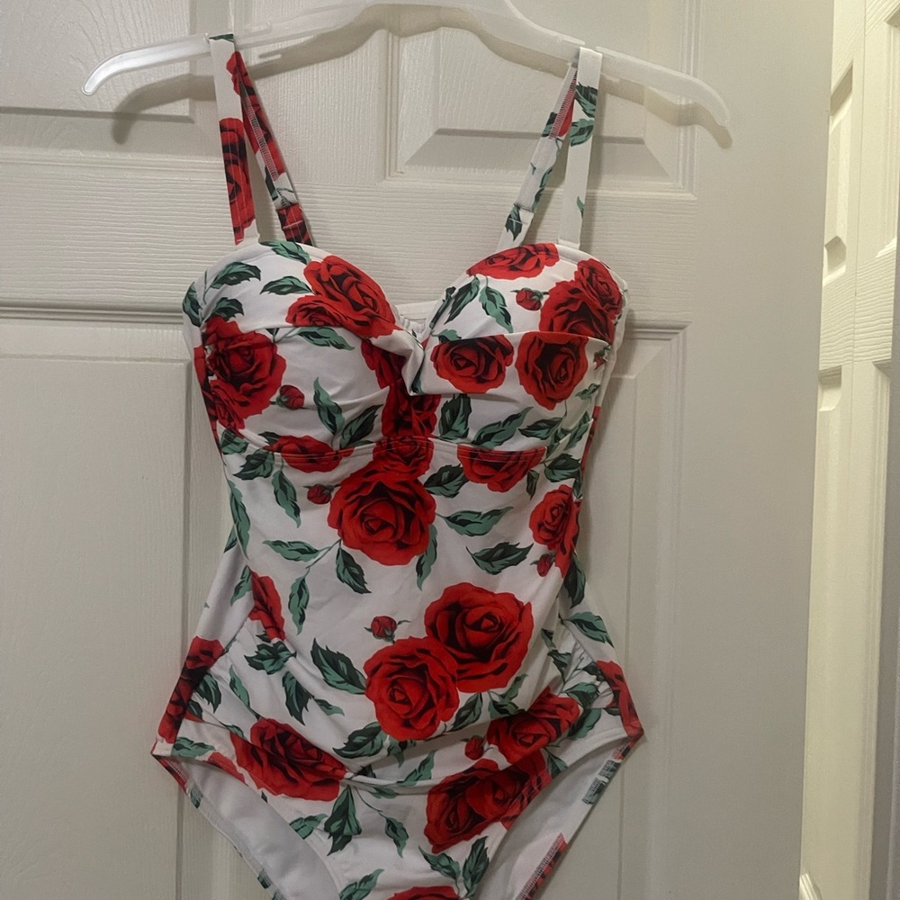 Swimsuit and cover up size 10 and medium